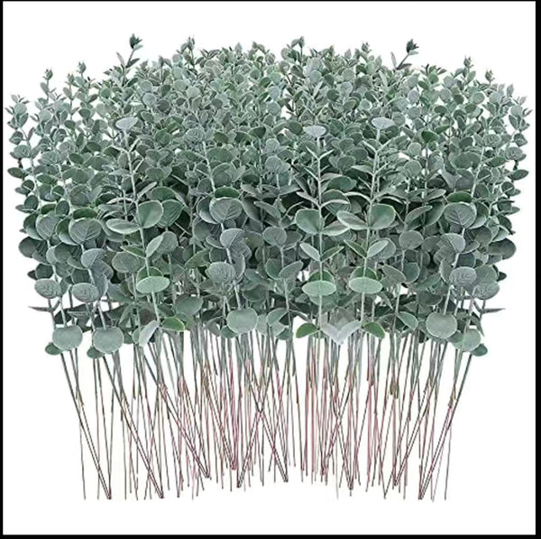 Faux Eucalyptus Single Stem