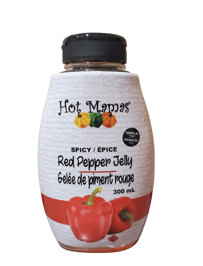 Hot Mamas Spicy Red Pepper Jelly Squeezie 300ml