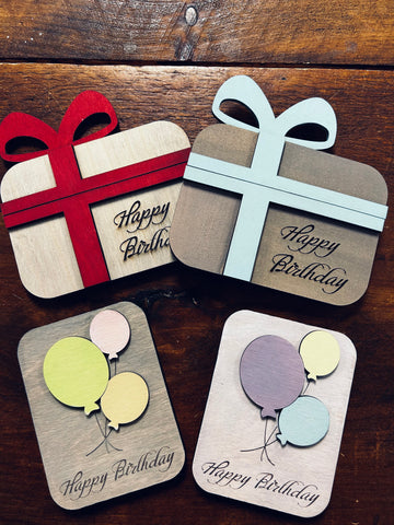 Handmade  Birthday Gift Card Holder - Assorted Styles And Colours