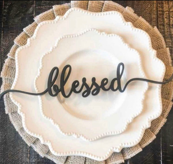 Holiday Fall Wooden Place Cards/Setting