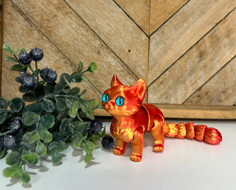 3D Printed Cat - Assorted Colours