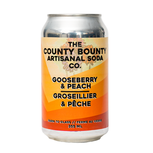Gooseberry Peach Soda - 355mL