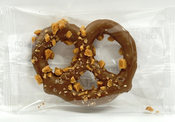 Gourmet Milk Chocolate Toffee Pretzels 3 Ring