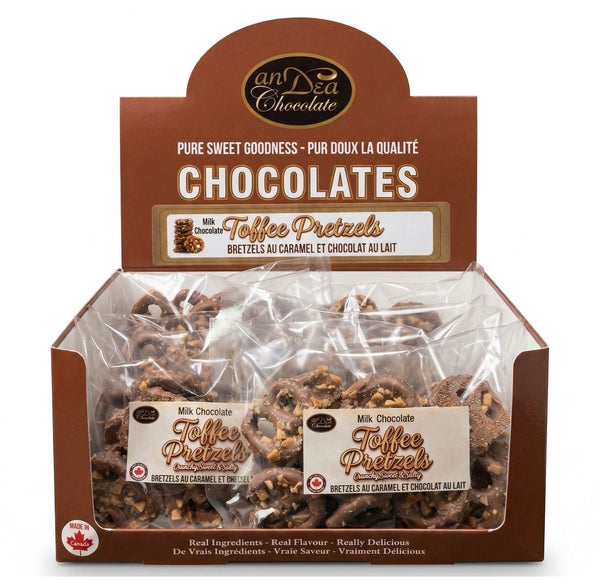 Milk Chocolate Toffee Pretzels - 100g