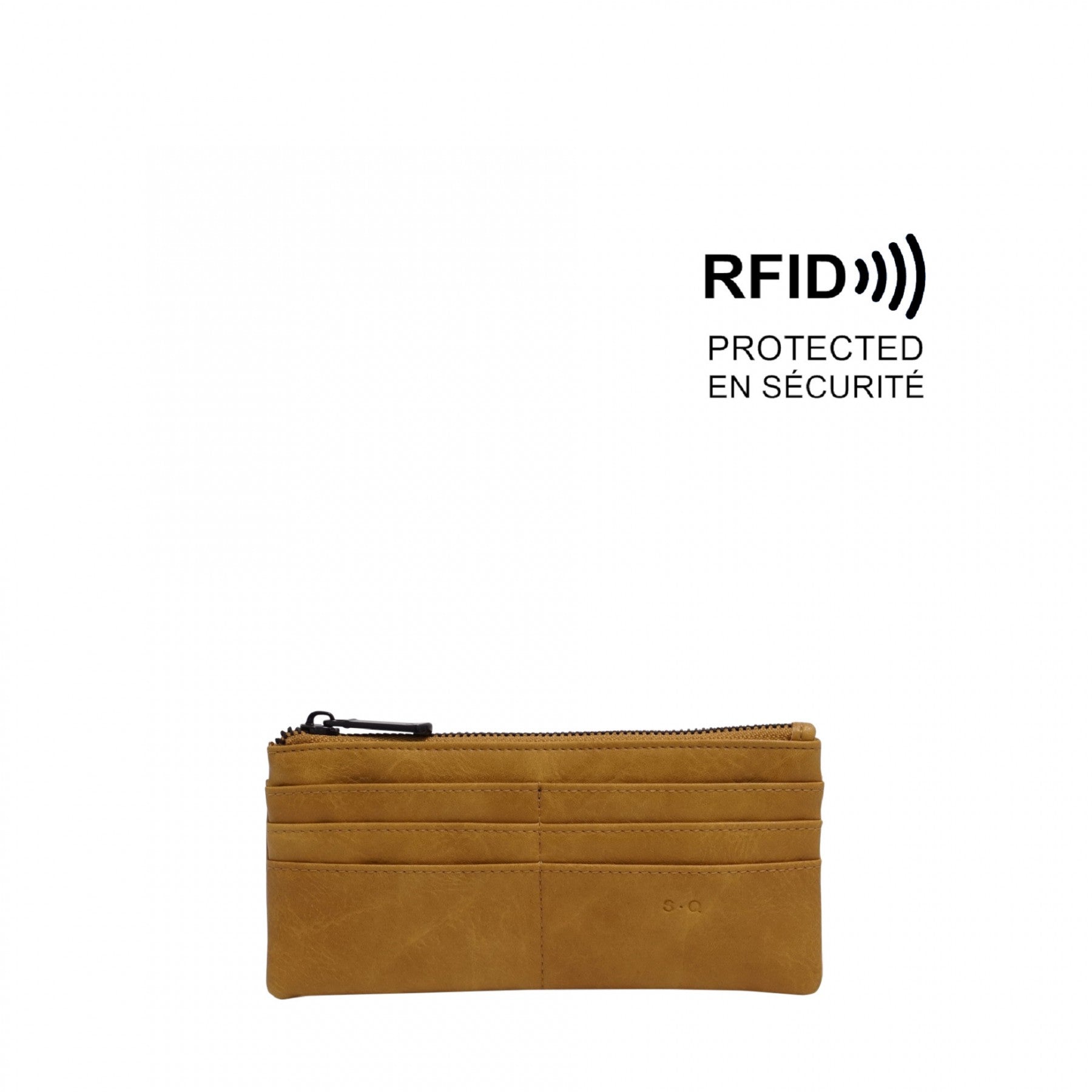 Briella Slim Wallet - Honey Mustard