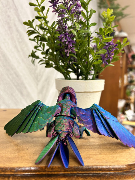 3D Printed Parrot - Assorted Colours