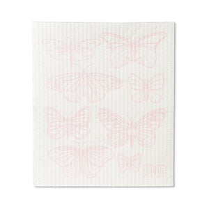 Multiple Butterflies Swedish Dish Cloth