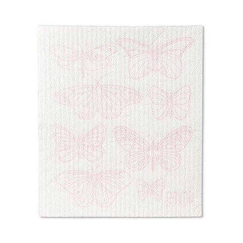 Multiple Butterflies Swedish Dish Cloth