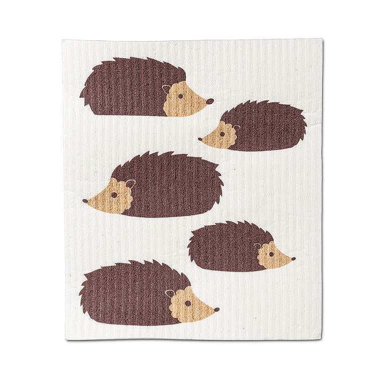 Multiple Hedgehogs Swedish Dish Cloth