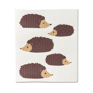 Multiple Hedgehogs Swedish Dish Cloth