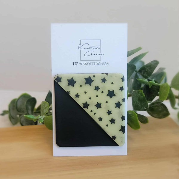 Glow In The Dark Clay Corner Bookmark - Assorted