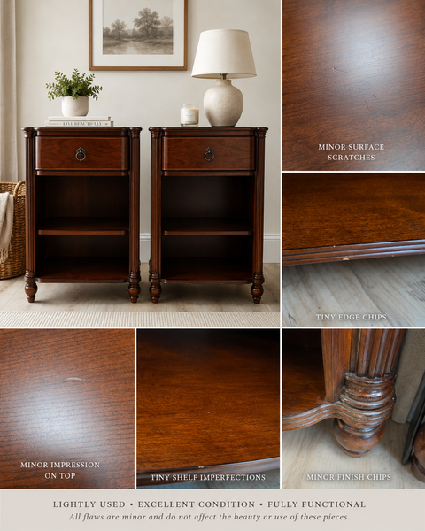 Pair of Side Tables - Lightly Used