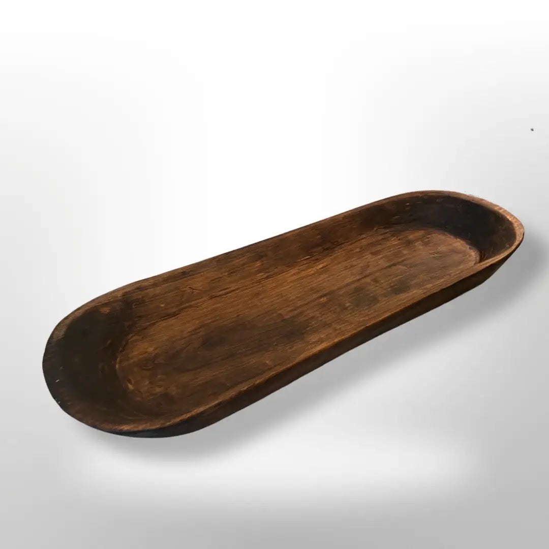 Large Wide Natural Dough Bowl