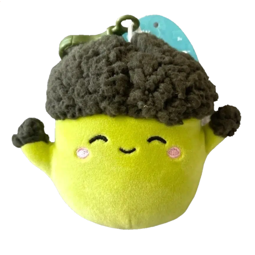 3.5'' Squishmallows Veggie Squad Keychain- Nash