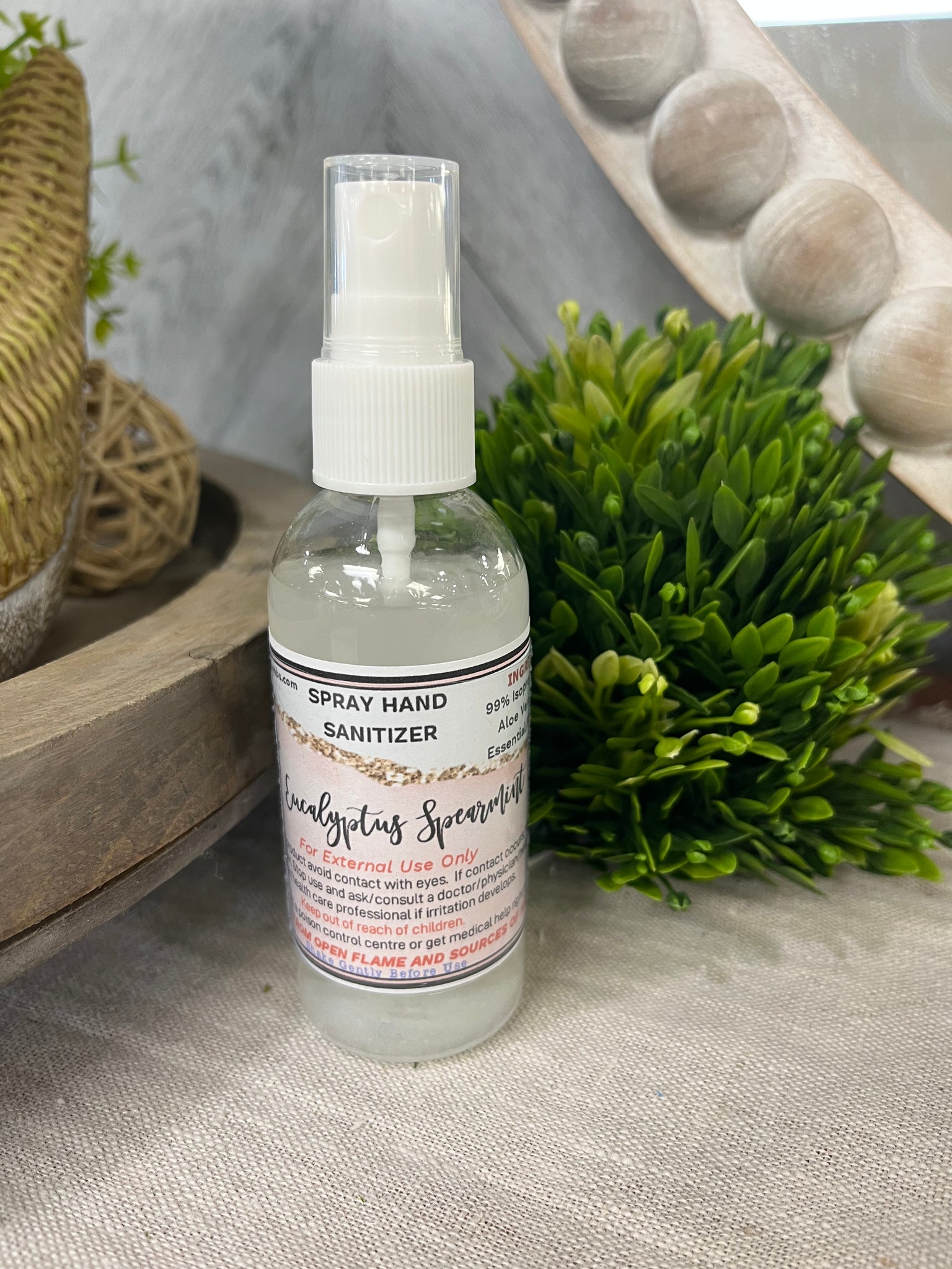 Hand Sanitizer- Eucalyptus Spearmint