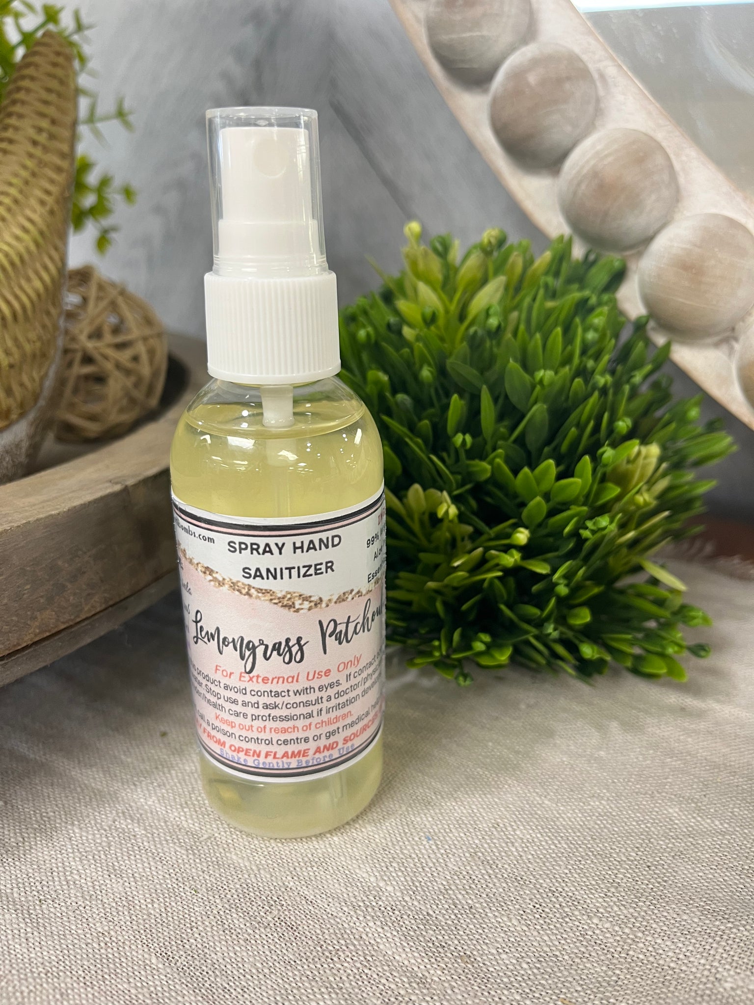 Hand Sanitizer- Lemongrass Patchouli