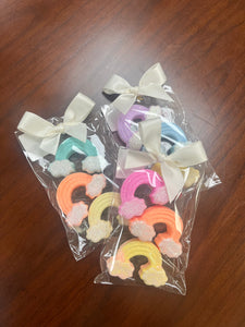 Mini Rainbow Bath Bombs