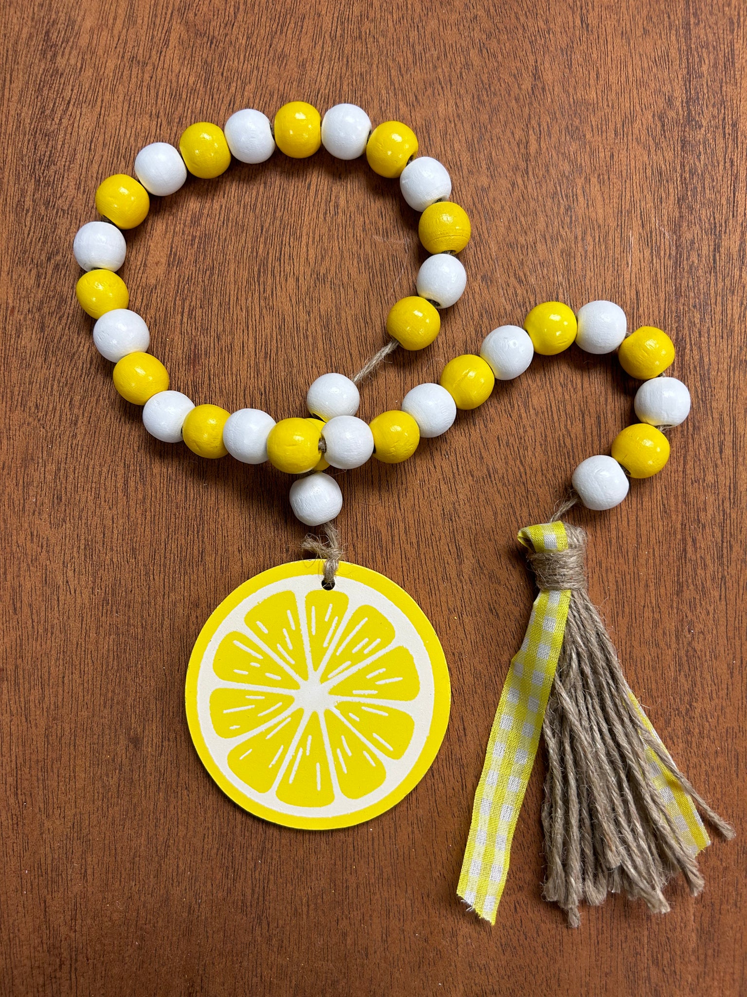 Lemon Decor Beads