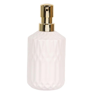 Embossed Soap/Lotion Dispenser - Gold Pump