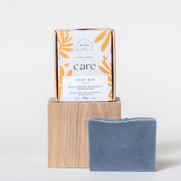 Hand + Body  Bar Soap Blood Orange, Bergamot + Sandalwood
