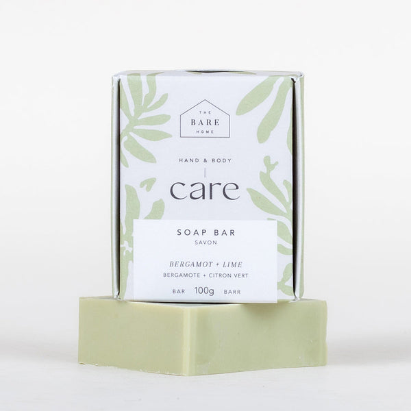 Hand + Body Soap Bar Bergamot + Lime