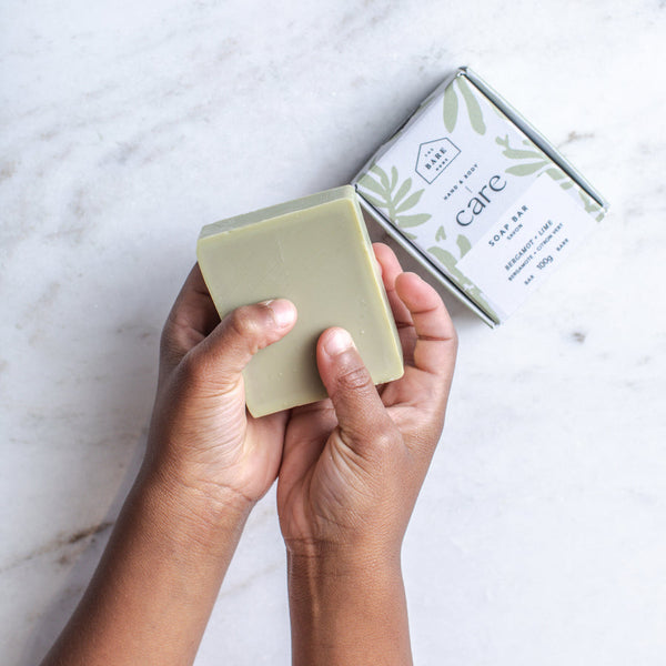 Hand + Body Soap Bar Bergamot + Lime