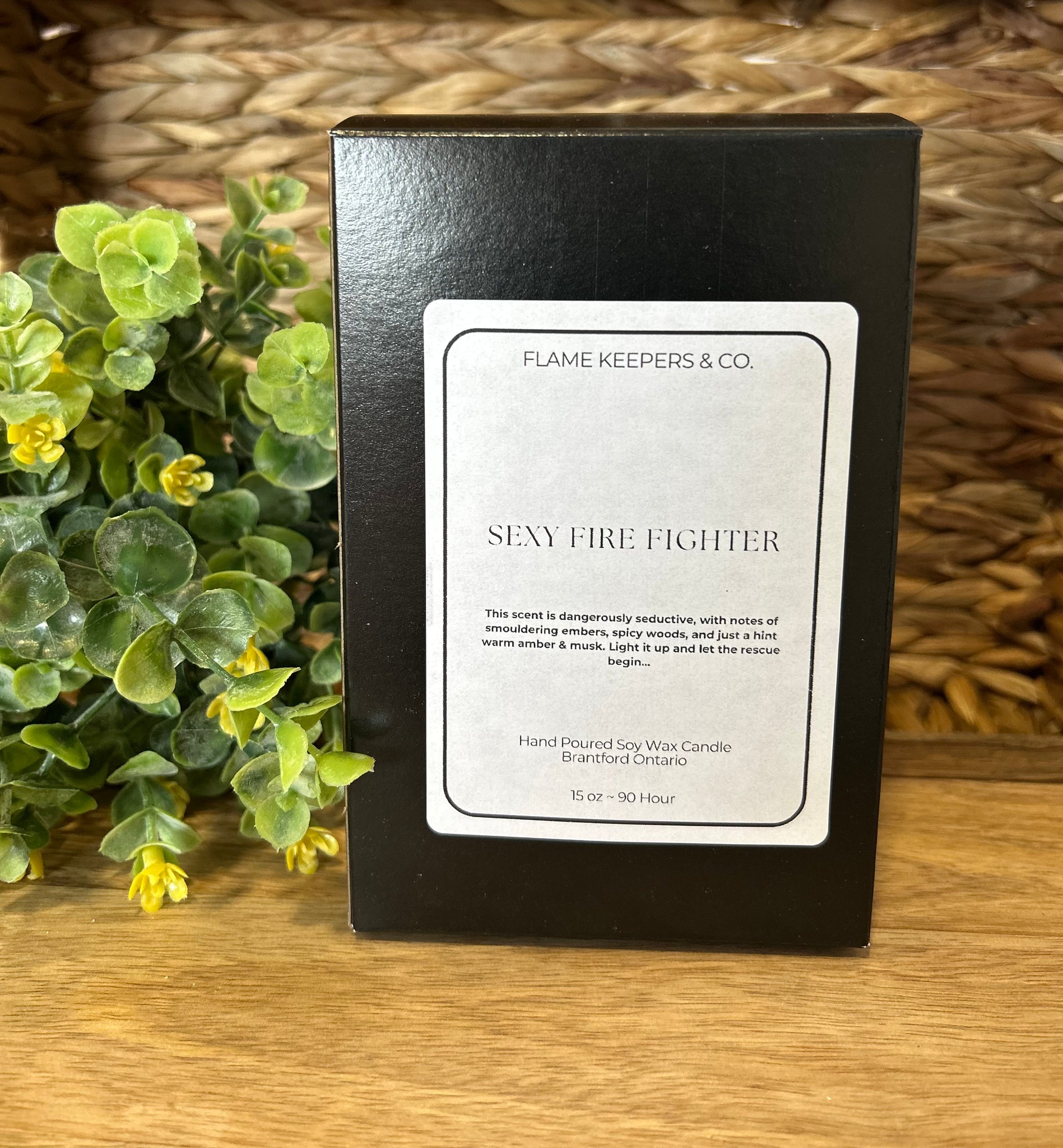 Sexy Fire Fighter Soy Wax Jar Candle - 2 Sizes