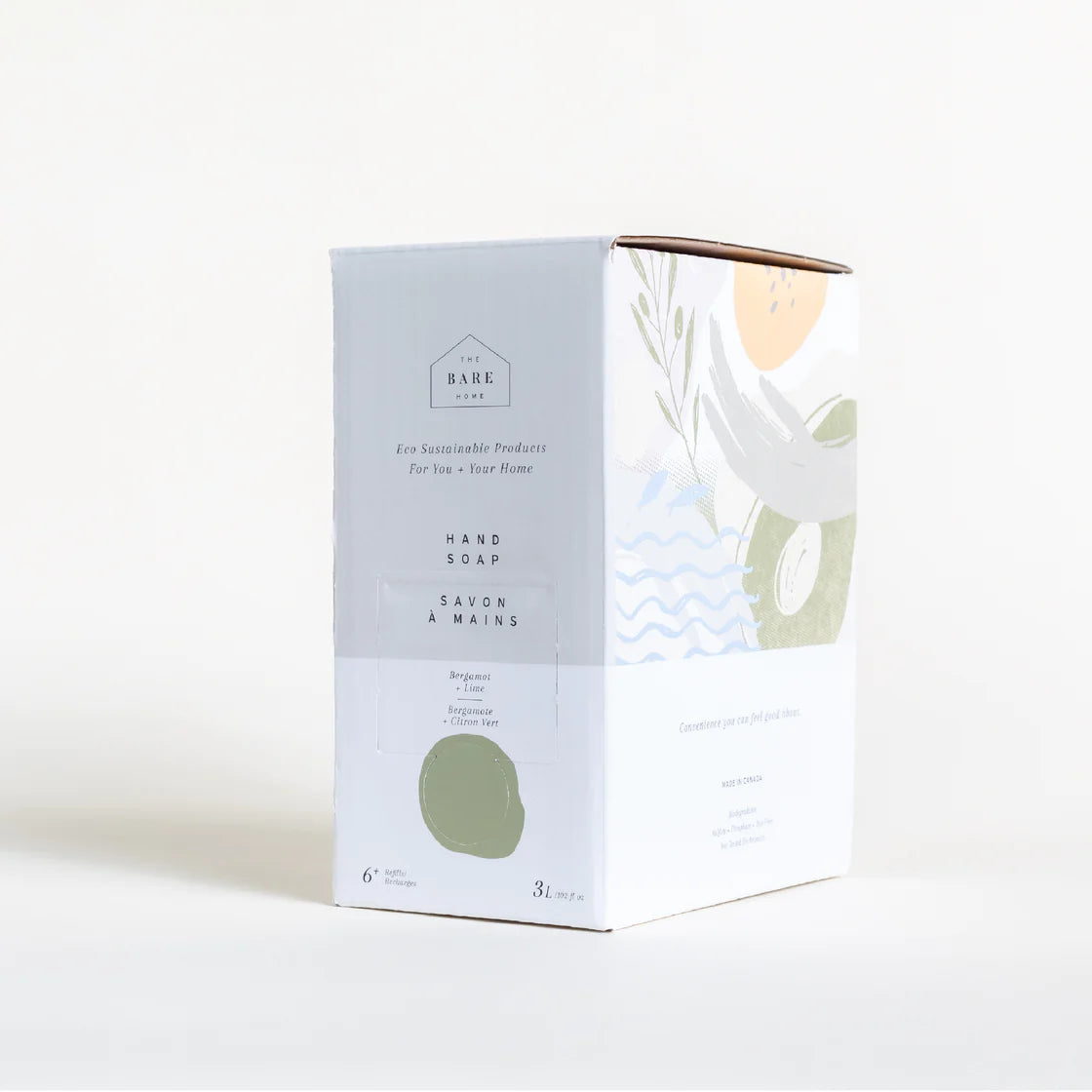 HAND SOAP 3 LITRE REFILL BERGAMOT + LIME