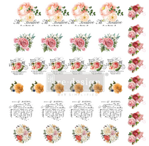 REDESIGN KNOB TRANSFER VINTAGE ROSE,