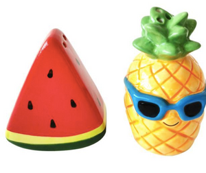 Watermelon/Pineapple Salt & Pepper Set