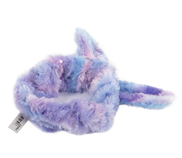 Plush Bath Headband - Lilac Mix