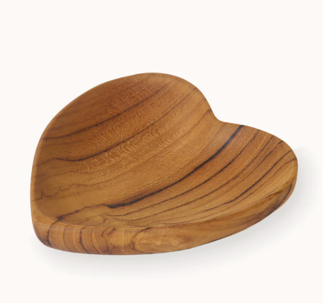 Wood Heart Dish