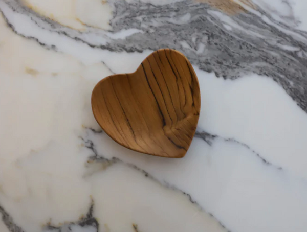 Wood Heart Dish