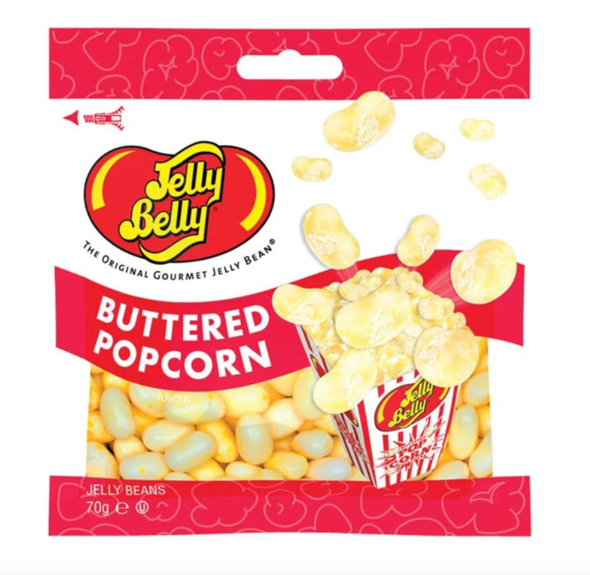Jelly Belly Buttered Popcorn Jelly Beans - 100g Bag