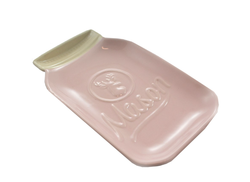 Ceramic Pink Spoon Rest