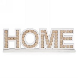 White Home Decor with Bead