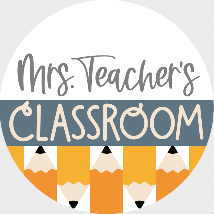 Teacher Custom Name Round 12"