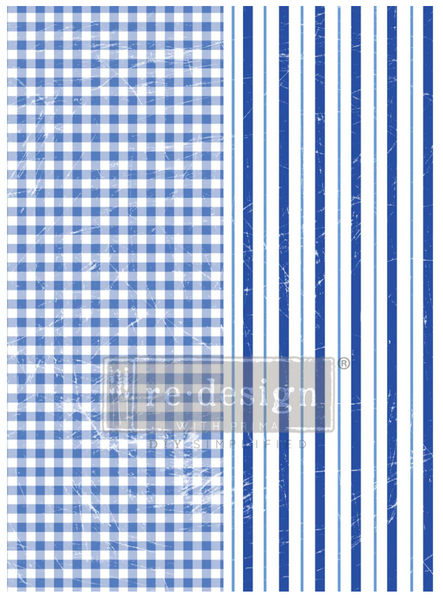 Prima Transfers - Gingham and Stripes