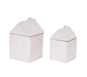 White House Canisters Set of 2