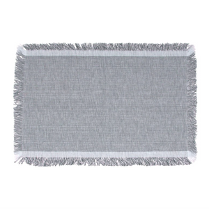 Fringe Placemat - Grey