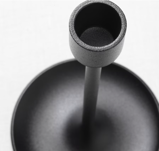 Set of 3 Candlesticks - Black