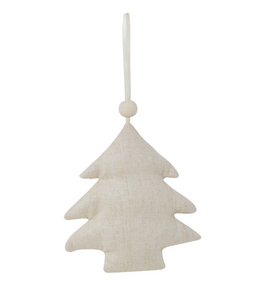 Canvas Style Tree Ornament