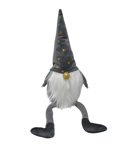 Santa Gnome - Grey Gold