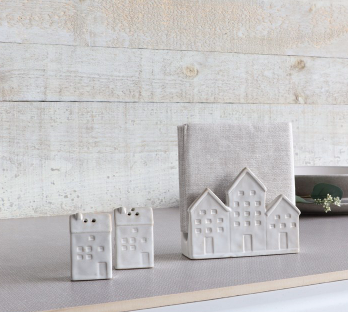 House Napkin Holder - White