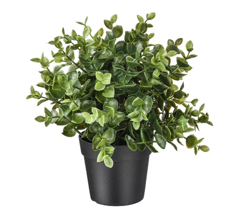 Artificial Potted Plant Green Leaf Boxwood