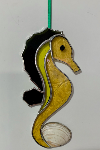 Seahorse  Stained Glass # 107
