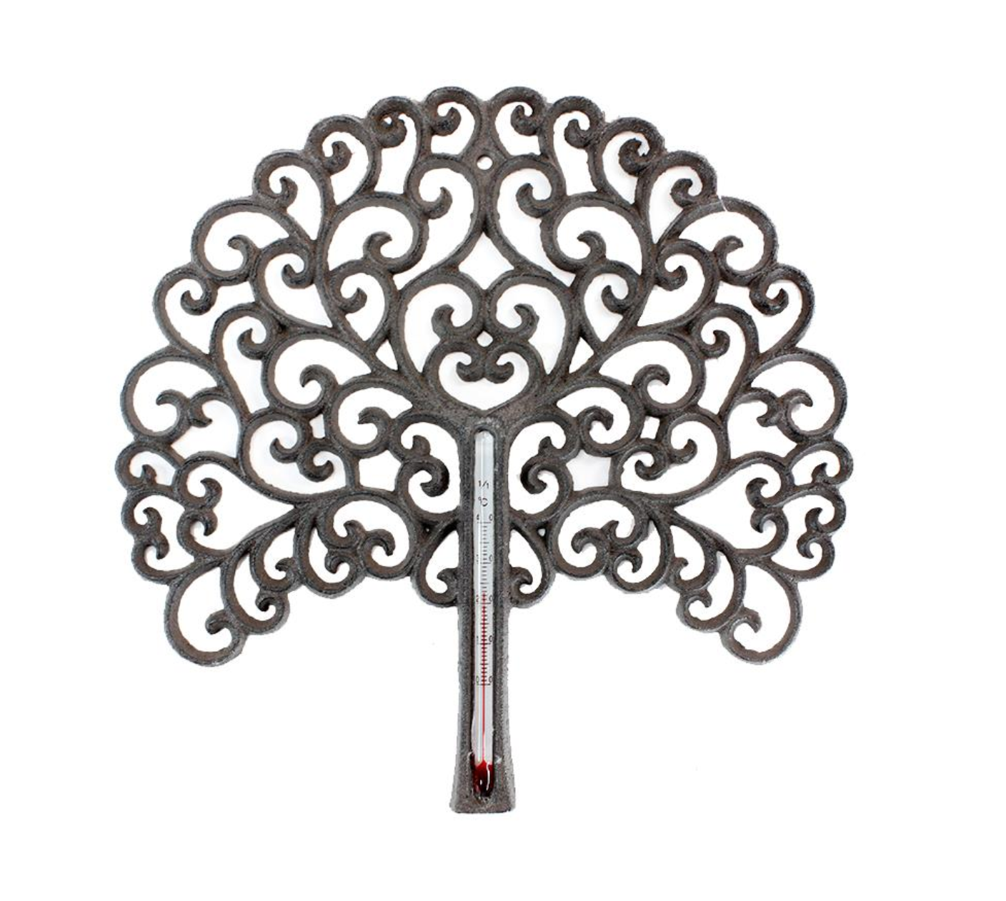 Cast Iron Thermometer- Tree