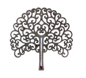 Cast Iron Thermometer- Tree