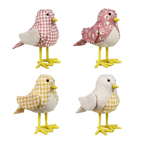 4 Asst Cloth Bird- Sold Separately