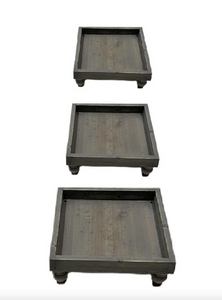 Medium Grey Square Riser